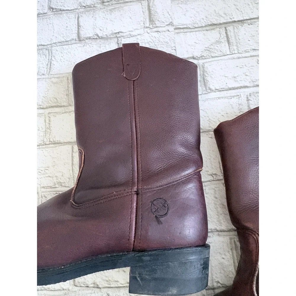 Double H Western Boots Mens 10.5 2E (wide) Brown Leather Round Toe DH2560